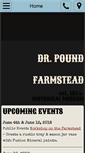 Mobile Screenshot of drpoundhistoricalfarmstead.org